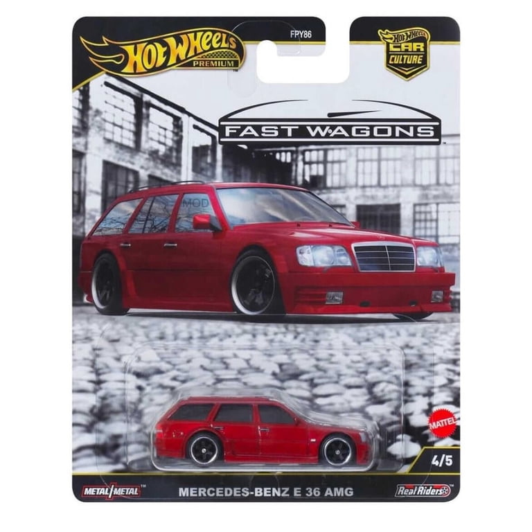 Hot Wheels Car Culture Fast Wagons Bundle of 5 Die-Cast Cars FPY86