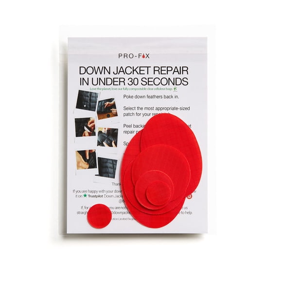 Kit de Parche Reparador Impermeable DJR para Chaquetas de Plumas, Carpas, etc.