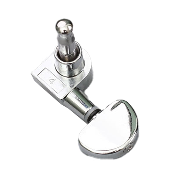 Wosthever 6 uds clavija de afinación de guitarra 3R 3L accesorios pieza de ajuste cabezas de máquina perilla sintonizador clavijas accesorios Accesorios para instrumentos musicales Plata