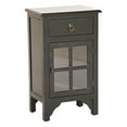 thumbnail image 6 of Heather Ann Creations Vivian 1 Drawer 1 Door Mirrored Glass Accent Cabinet, 6 of 7