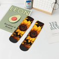 thumbnail image 7 of Pofeuu Vibrant Sunflower Blooms Print 30cm Socks, Adult Running Hiking Socks for Youth and Adult, 7 of 7