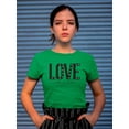 thumbnail image 2 of Love My Girls  Shaped T-Shirt Women -Image by Shutterstock, Female XX-Large, 2 of 4