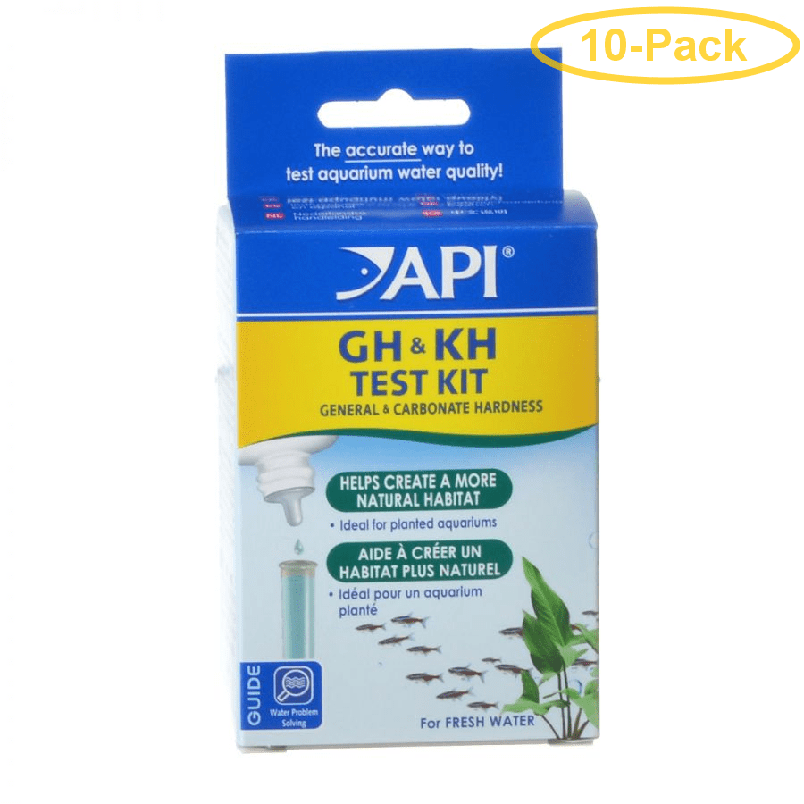 API Freshwater Hardness GH & KH Test Kit GH &KH test Kit Pack of 10