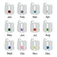 thumbnail image 4 of Stethoscope Charm With Birthstone & Personalized Engraved Initial Name ID Tag For Nurses Doctors Medical Gifts, 4 of 10