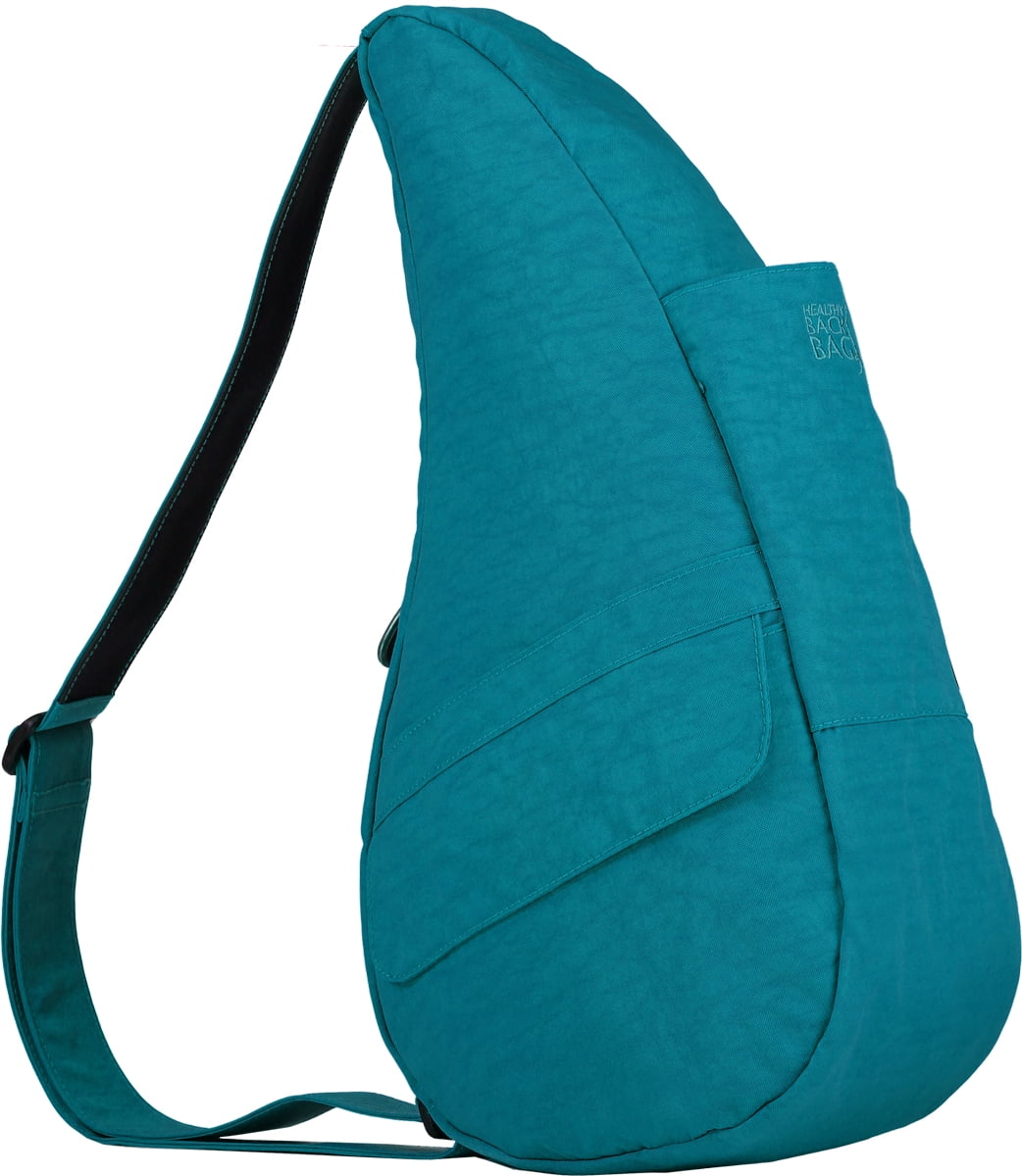 AmeriBag 17" Nylon Crossbody Sling Healthy Back Bag (Capri Blue)