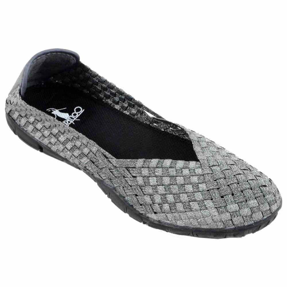 Corkys Footwear corkys sidewalk women's elastic ballerina flat shoes