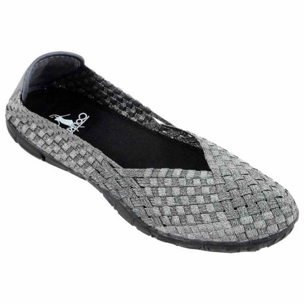 Corkys Footwear - corkys sidewalk women's elastic ballerina flat shoes ...