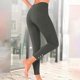thumbnail image 1 of Karight Leggings For Women Summer Stretch High Waist Casual Running Yoga Pants Side Button Workout Tight Leggings, 1 of 6