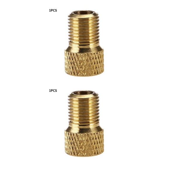 Naiovety 10 piezas Presta a Schrader Operación simple Boquilla de Accesorios para bicicletas Suministros para bicicletas Convertidor de Type2 NO2