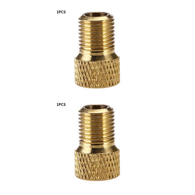 Naiovety 10 piezas Presta a Schrader Operación simple Boquilla de Accesorios para bicicletas Suministros para bicicletas Convertidor de Type2 NO2