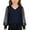 Navy, variant on Gelikeya Girls Mesh Puff Long Sleeve Shirts 2026 Spring Fall V Neck Ribbed Knit Back to School Tops Casual Work Blouse 13-14 Years
