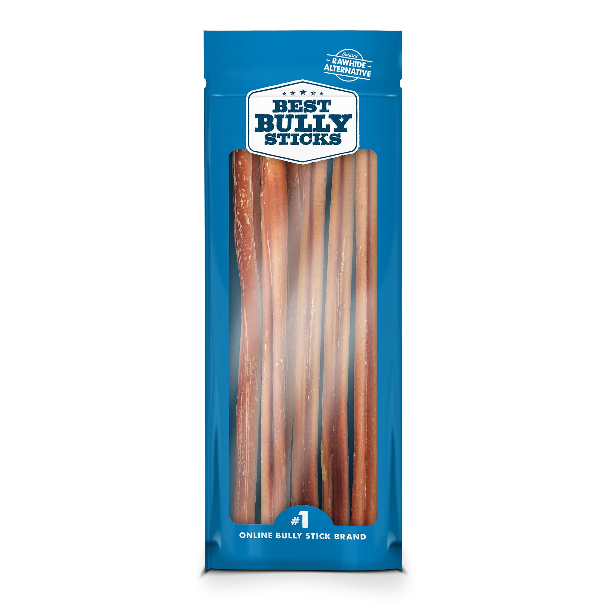 BestBully Sticks Odor Free Bully Stick 12" 6 PACK Dog Chew