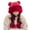 Red, variant on Bomber Hat Unisex Trapper Hat Plaid Earflaps Hat with Strap Winter