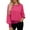 Hot Pink Sweatshirts for women _q, variant on Women's Sequin Crew Neck Tops Long Sleeve Blouses Shimmer Glitter Sweatshirt Party Fall Winter Shirts Pink _q M
