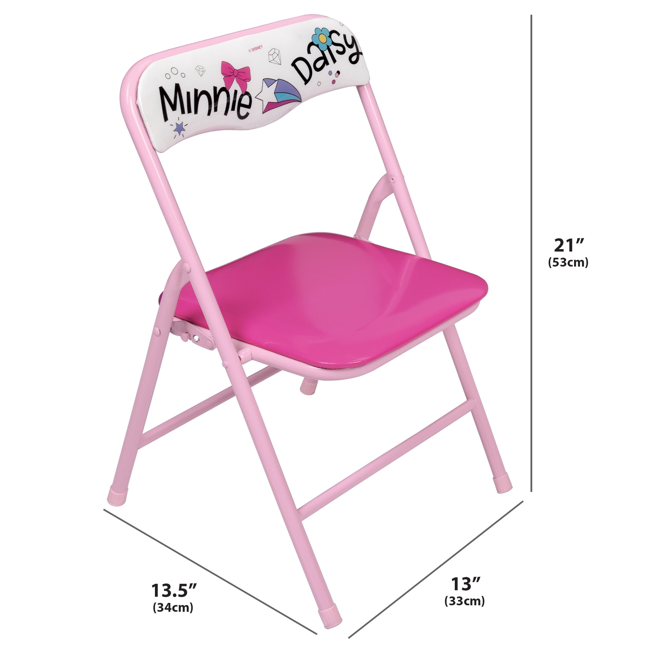 Minnie Mouse Kids 3-Piece Activity Table and Chair Set, Pink