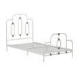 thumbnail image 6 of Novogratz Boutique Olivia Metal Bed, Twin Size Frame, White and Gold, 6 of 17