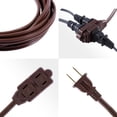 thumbnail image 2 of GE Designer - Extensión trenzada, 3 tiras, salidas de 2 dientes, enchufe plano, cable de alimentació, 2 of 4