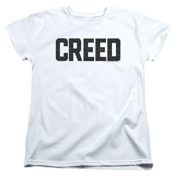 Creed Cracked Logo Women's T-Shirt White