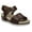 Brown Cognac, variant on Womens Quinn 16 Leather Sandals