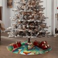 thumbnail image 4 of KLL Christmas Tree Skirt,Party Decorations Farmhouse for Christmas Decorations Holiday Party 36" -Colorful World Map, 4 of 6