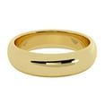 thumbnail image 3 of 6 mm 14K Gold Wedding Band Plain Low Dome Style Ring, 3 of 3