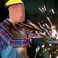 thumbnail image 4 of OULII 1Pc Head Mounted Safety Face Screen Welding Protection PVC Prevent Iron Filings for Welders, 4 of 8