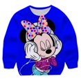 thumbnail image 1 of Bebé niños niñas Mickey Mouse sudaderas con capucha moda Minnie sudaderas niños niños manga larga dibujos animados niños Anime estampado 3D ropa 14T Gao Jinjia LED, 1 of 2