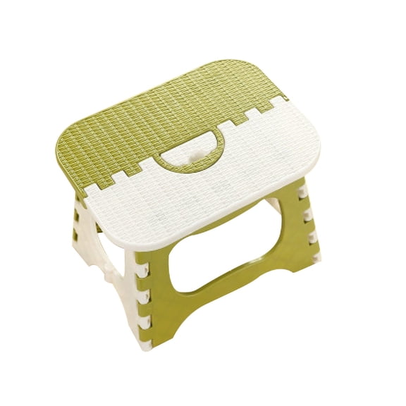 Folding Lightweight Step Stool - Sturdy Enough to Support Adults - Opens Easy with One Flip - Great for Kitchen, Bathroom or Bedroom,9.06x6.89x7.09in