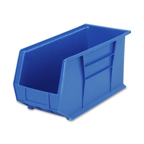AkroMils Bins, Unbreakable/Waterproof, 81/4\'\'x18\'\'x9\'\', Blue