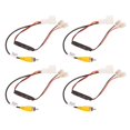 thumbnail image 1 of 4X Conector adaptador de enchufe del cable del arnés de cableado de retención de cámara de respaldo para automóvil, 1 of 5