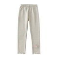 thumbnail image 3 of Piuwrlz Girls Leggings Casual Play Pants Yoga Pant Gray Size 2 T, 3 of 6