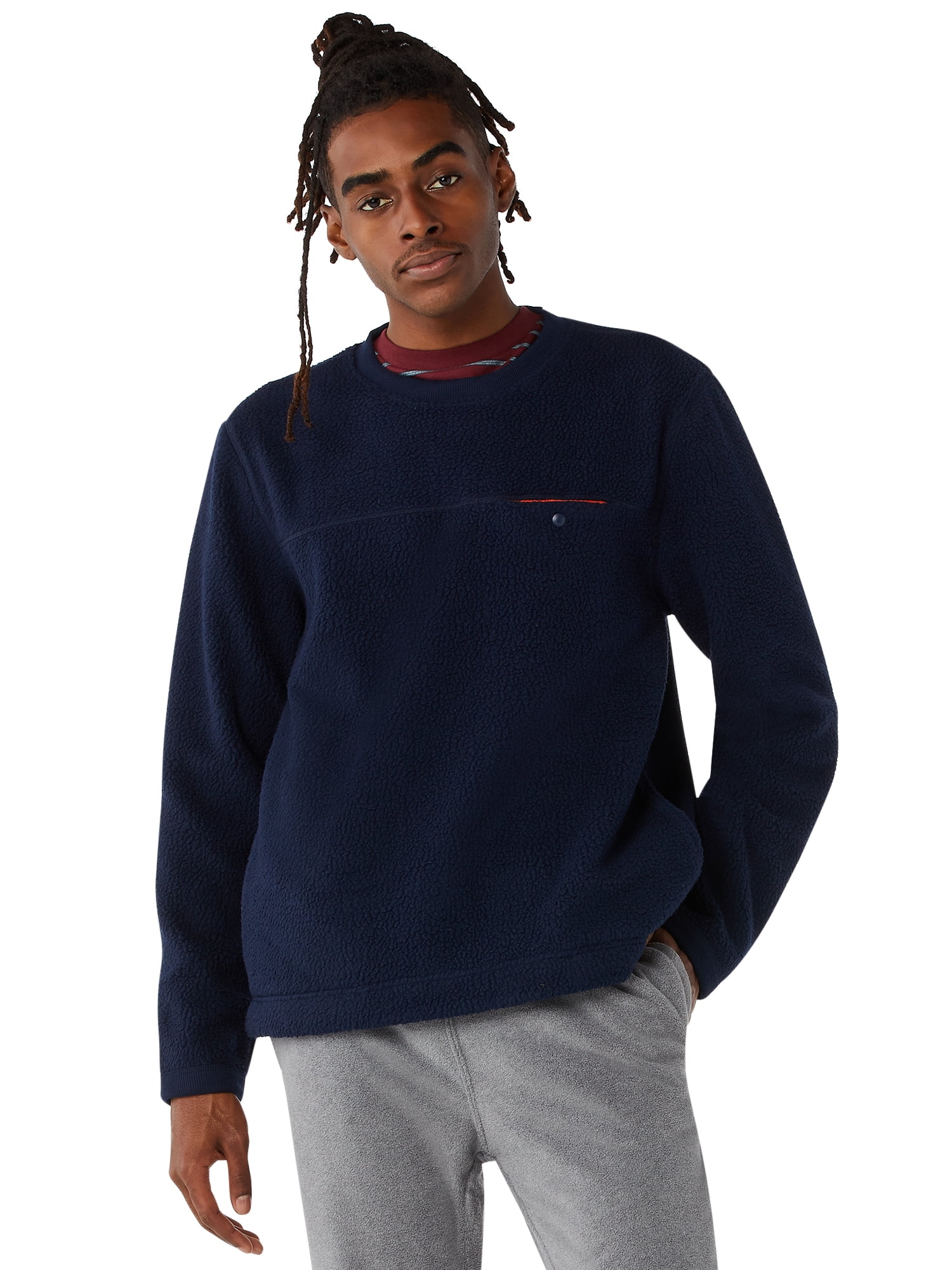 Free Assembly Men's Sherpa Fleece 