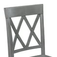 thumbnail image 3 of Duhome Solid Wood Dining Chairs Set of4 Modern Cross Back Chairs for Kitchen, Dining Room,Grey, 3 of 6