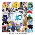 thumbnail image 3 of Pegatinas de PVC con 12 constelaciones de anime, 50 unidades, 5,5 a 8,5 cm, 3 of 3