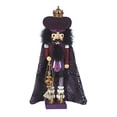 thumbnail image 2 of Hollywood Nutcrackers Kurt Adler Hollywood King Nutcracker, 18-Inch, Purple, 2 of 5