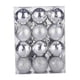 thumbnail image 1 of 24x Bolas Navideñas Adornos Navideños Surtidos Decoraciones Navideñas Navidad Plata, 1 of 9