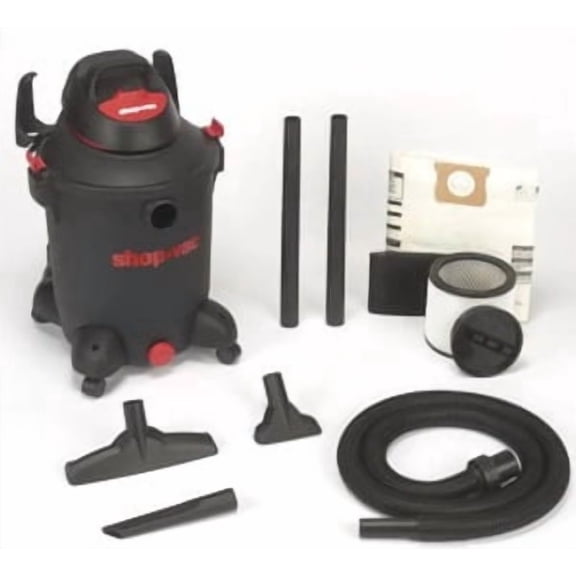 Shop Vac SP5982105 10 Gallon 5.5 Peak HP Wet/Dry Utility Vacuum