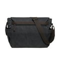 thumbnail image 3 of KAUKKO Canvas Vintage Messenger Bag Shoulder bag Leather Large Travel Crossbody bags for men women 14-inch Laptop, 3 of 8