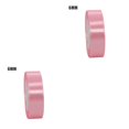 thumbnail image 3 of Cateissary 22M/Roll Embalaje de regalo Satén DIY Cinta artificial Bolsa de regalo Rosa claro 6 mm 2Conjunto, 3 of 6