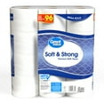Great Value Soft & Strong Premium Toilet Paper, 24 Mega Rolls, 380