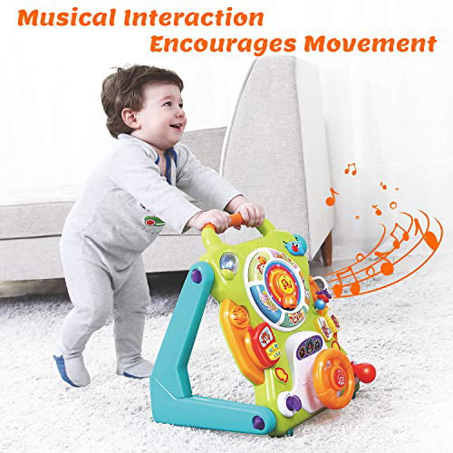 9 Lights n Sounds Girls Toddlers Musical Fun Table Learning 18 Month Infants 2 Year Olds 1 iPlay Boys 12 Kids Activity Center iLearn Baby Sit to Stand Walkers Toys Birthday Gift for 6 