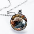 thumbnail image 2 of Pangolin Women's Glass Circular Pendant Necklace - Stylish Jewelry for Everyday Wear, 2 of 5