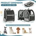 thumbnail image 2 of Mochila para perros Petsfit ampliable para mascotas de menos de 10 kg, 2 of 9