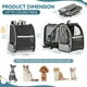 thumbnail image 2 of Mochila para perros Petsfit ampliable para mascotas de menos de 10 kg, 2 of 9