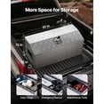 thumbnail image 2 of VEVOR 30"x13"x13" Heavy Duty Aluminum Truck Bed Tool Box for Pickup RV Silver, 2 of 9