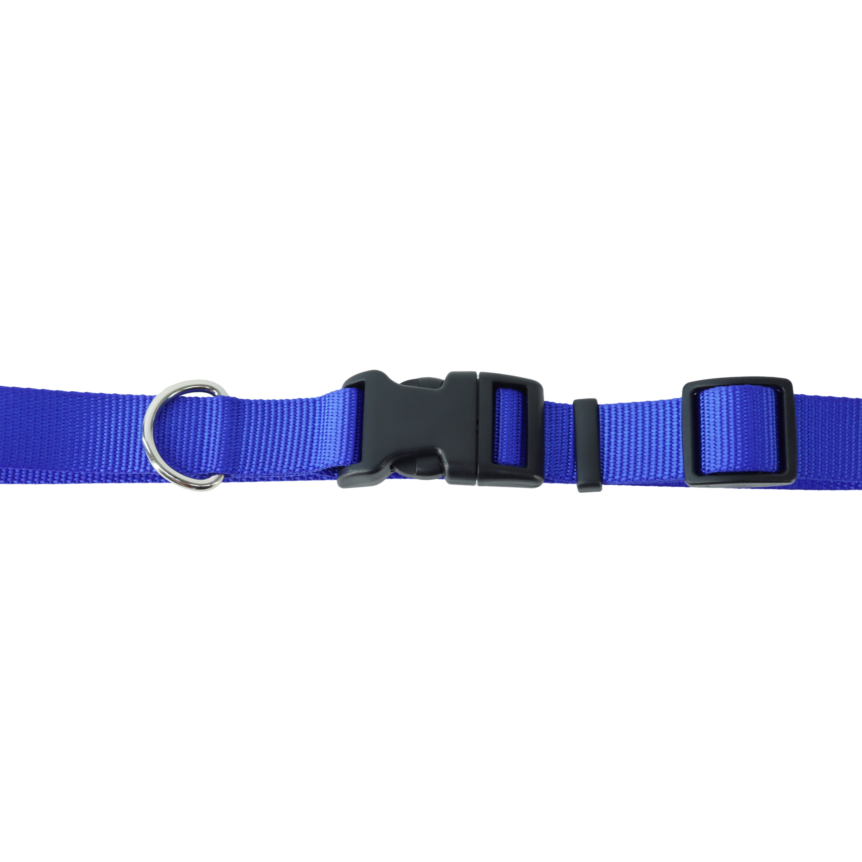 Pet Attire by Coastal Large 18-26" Blue Adjustable Buckle Dog Collar, Large Adjustable Collar