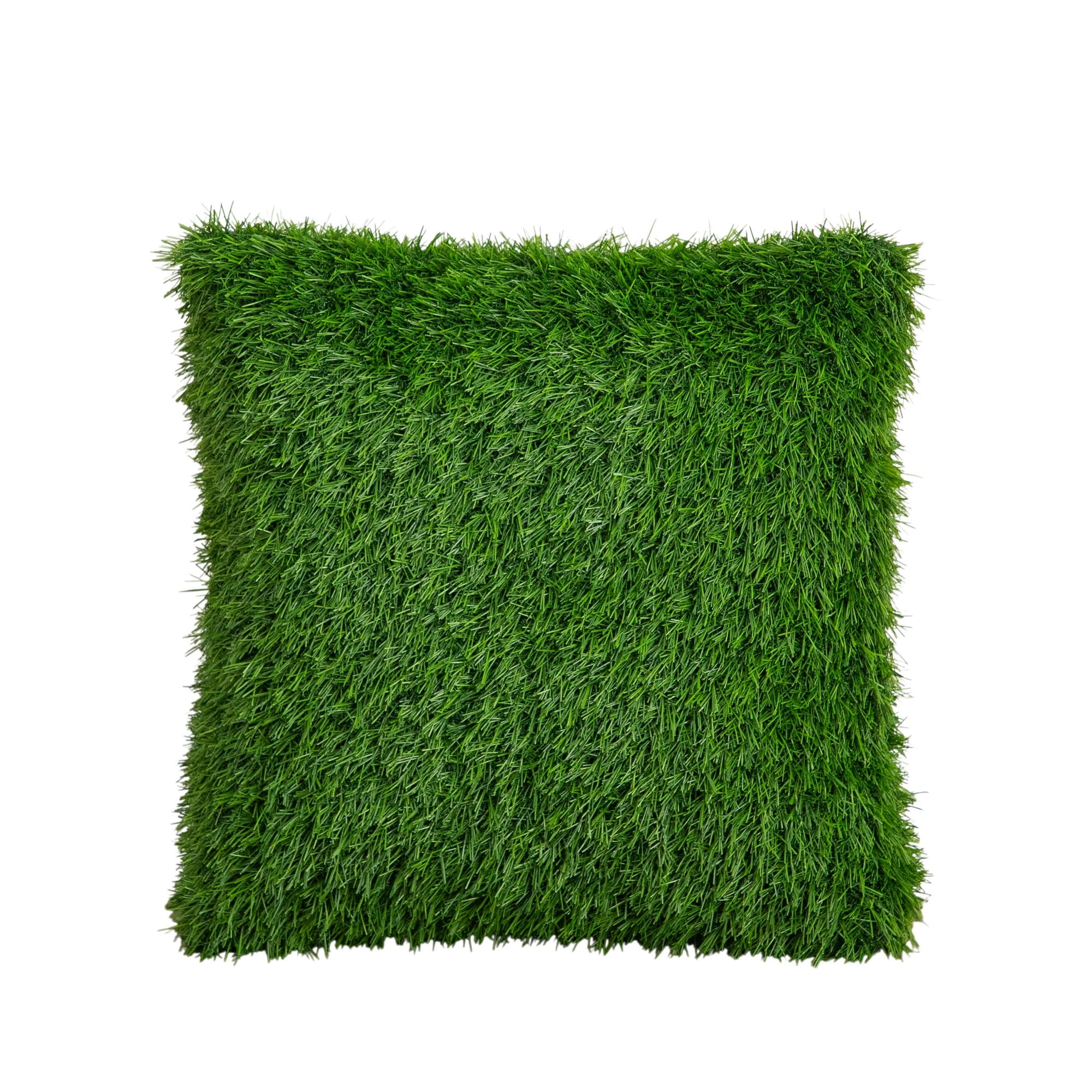 Nearly Natural UV-Resistant Artificial Outdoor Grass Throw Pillow - 16"