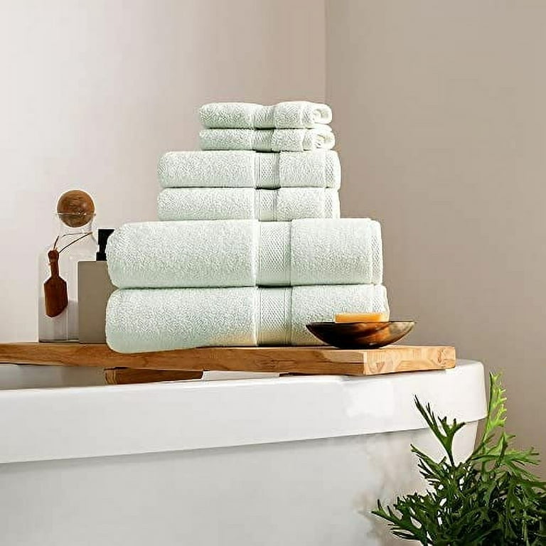 Plush Towels (Lynova), Mist, Bath Sheet 