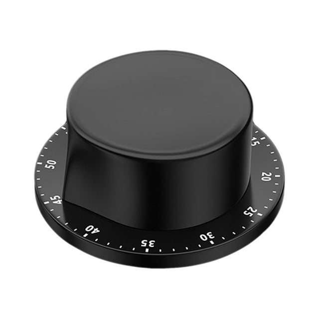 Amdohai Kitchen Timer No Batteries Required Timer Manual Stainless Steel Mechanical Rotating Alarm Magnetic Backing Time Management Timer 60 Minutes Count Down Workout Timer