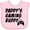 AD-Pink, variant on Inktastic Daddy's Gaming Buddy with Controller Boys or Girls Baby Bib